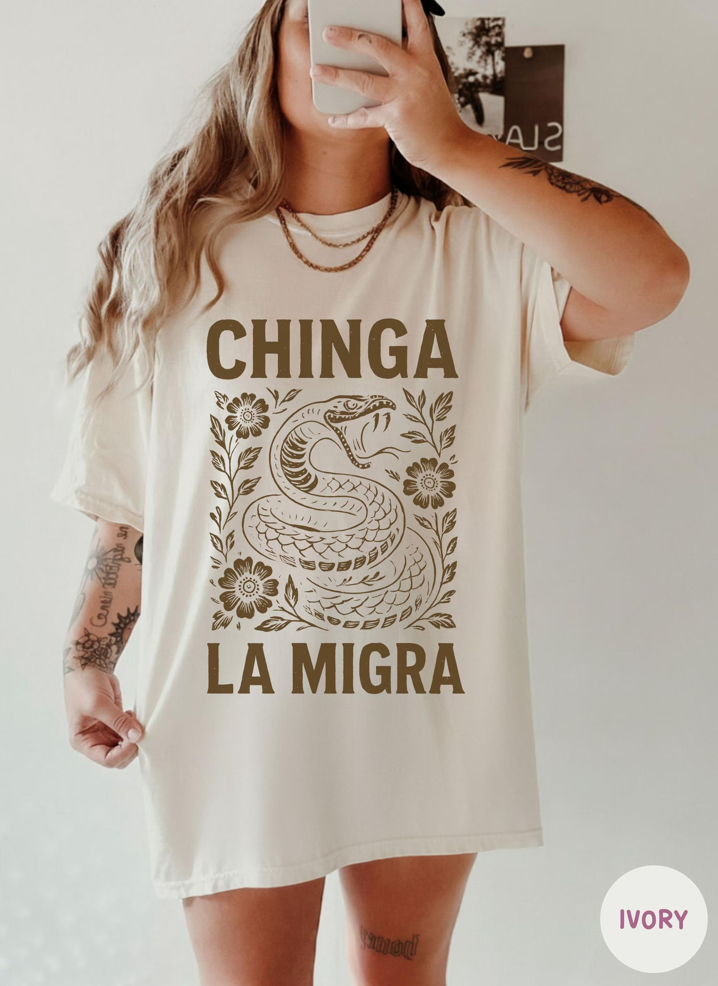 Immigrant Rights Shirt Chinga La Migra Anti Trump Comfort Colors Abolish ICE Anti Fascism Chinga tu Migra Resist Protest Activist Gift