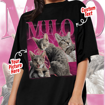 CUSTOM Bootleg Rap PET Shirt, Custom Pet, Custom Photo - Vintage Graphic 90s Tshirt, CUSTOM Your Own Bootleg Idea Here, Insert Your Design