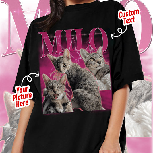 CUSTOM Bootleg Rap PET Shirt, Custom Pet, Custom Photo - Vintage Graphic 90s Tshirt, CUSTOM Your Own Bootleg Idea Here, Insert Your Design