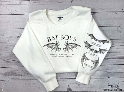 The Bat Boys Sleeve Printed  Shirt, Retro Bat Boys Crew Shirt, Vintage Acotar Shirt, Bookish Shirt, The Bat Boys Fan Club, Gift For Him