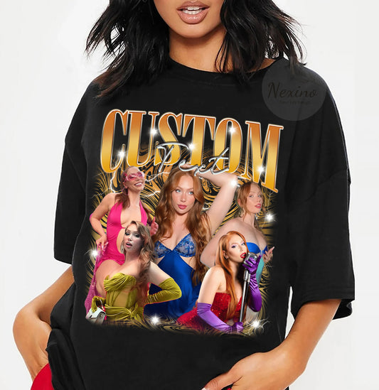 Custom Bootleg Rap Tee, Custom Photo - Vintage Graphic 90s Tshirt, Custom Photo Shirt, CUSTOM Your Own Bootleg Idea Here, Insert Your Design