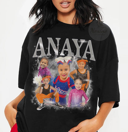 Custom Bootleg T-Shirt, Shirt With Girlfriend Face, Custom Photo Vintage T Shirts, Custom Your Own Bootleg Idea, Women's Custom Tee