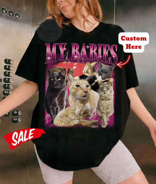 90s Pet Bootleg Comfort Colors Shirt, Retro Collage Personalized Pet Shirt, Custom Pet Potrait Photo Shirt, Vintage Pet Lovers Gifts