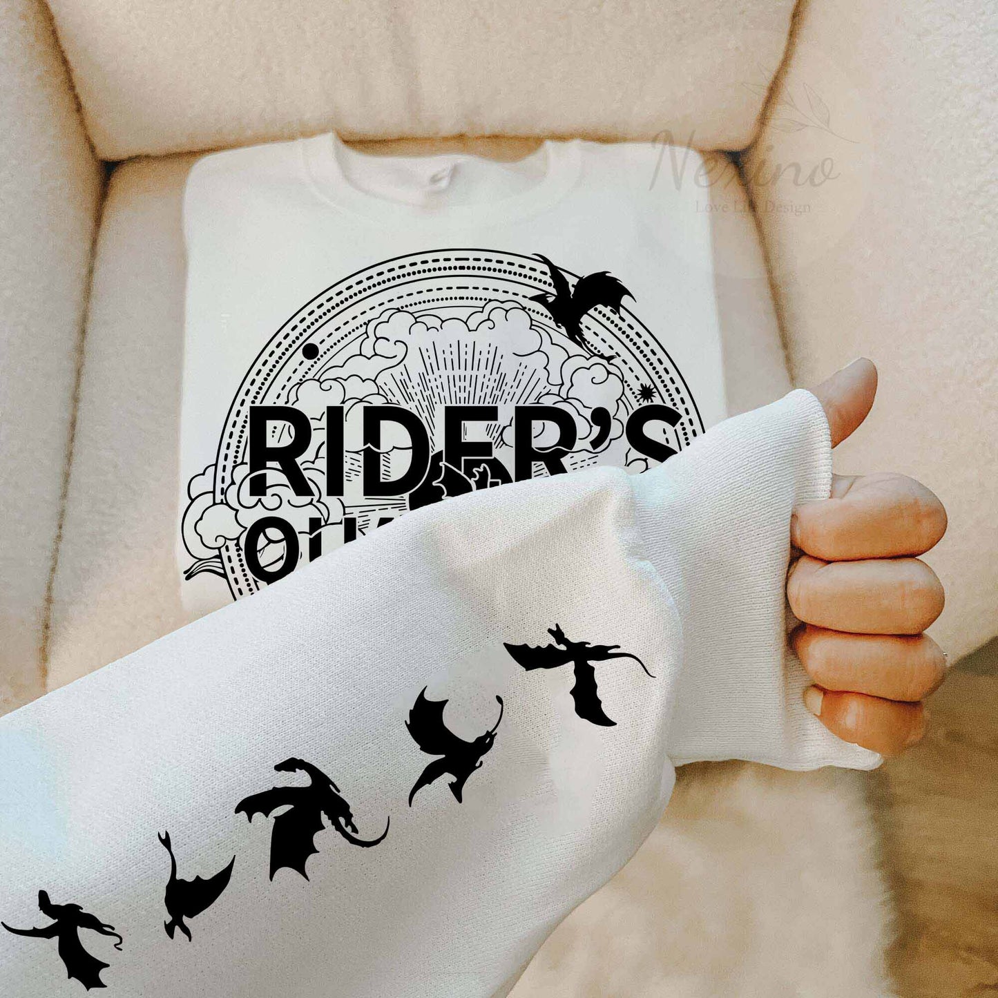 Riders Quadrant Sleeve Printed Shirt, Fourth Wing Shirt, Dragon Rider Shirt, Bookish Shirt, Basgiath War College, Rebecca Yarros, The Empyrian Series