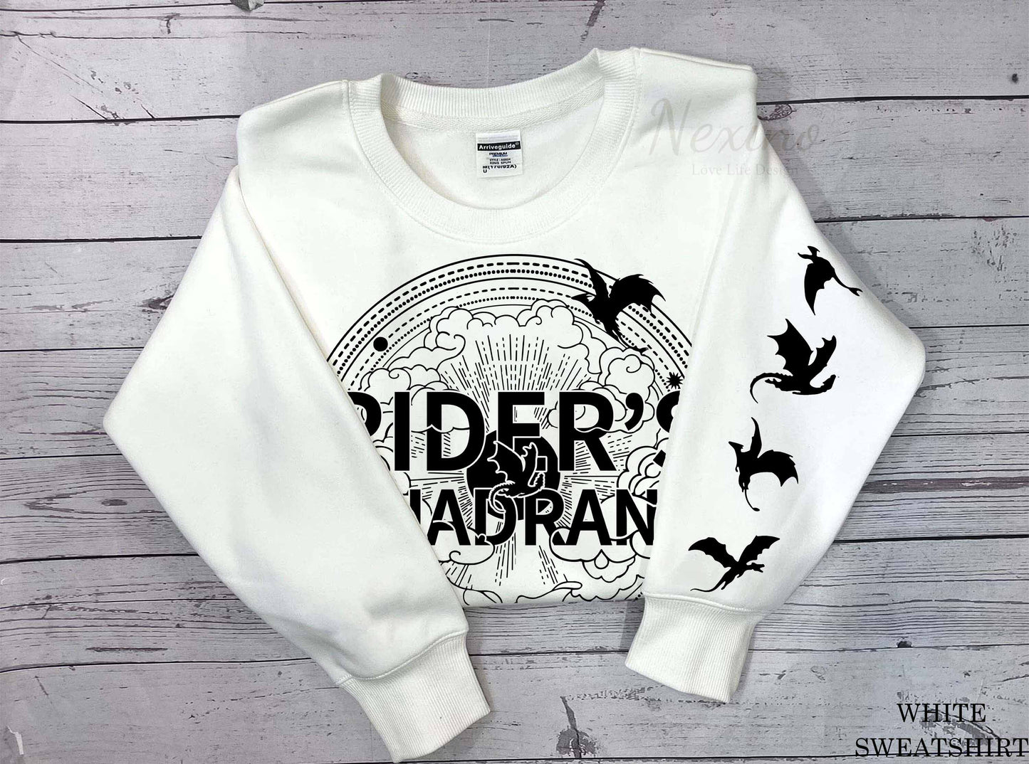 Riders Quadrant Sleeve Printed Shirt, Fourth Wing Shirt, Dragon Rider Shirt, Bookish Shirt, Basgiath War College, Rebecca Yarros, The Empyrian Series