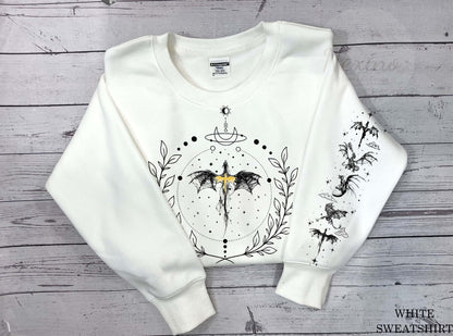 Fourth Wing Sleeve Printed Shirt, Basgiath War College Shirt Fourth Wing Shirt Dragon Rider Shirt Bookish Shirt Vintage Basgiath War College