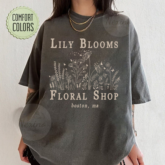 Lily Bloom's Floral Shop Shirt, It Ends With Us Shirt, Colleen Hoover Sweatshirt, Lily Bloom, Booktok, It Starts With Us, Bookish gift for her