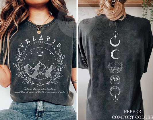 Velaris Comfort Colors Shirt, Velaris City Of Starlight Shirt, The Night Court Shirt,SJM Merch  City of Starlight Sweater,ACOTAR Shirt