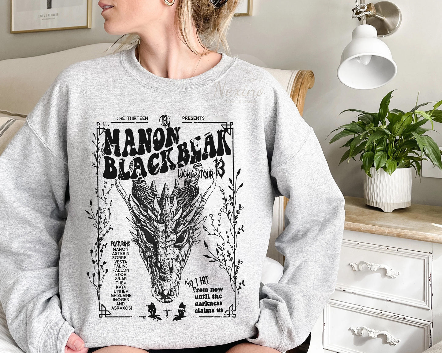 Manon Blackbeak Throne of Glass Shirt Sarah J Maas Merch Rowan Whitethorn ACOTAR Crescent City Rhysand