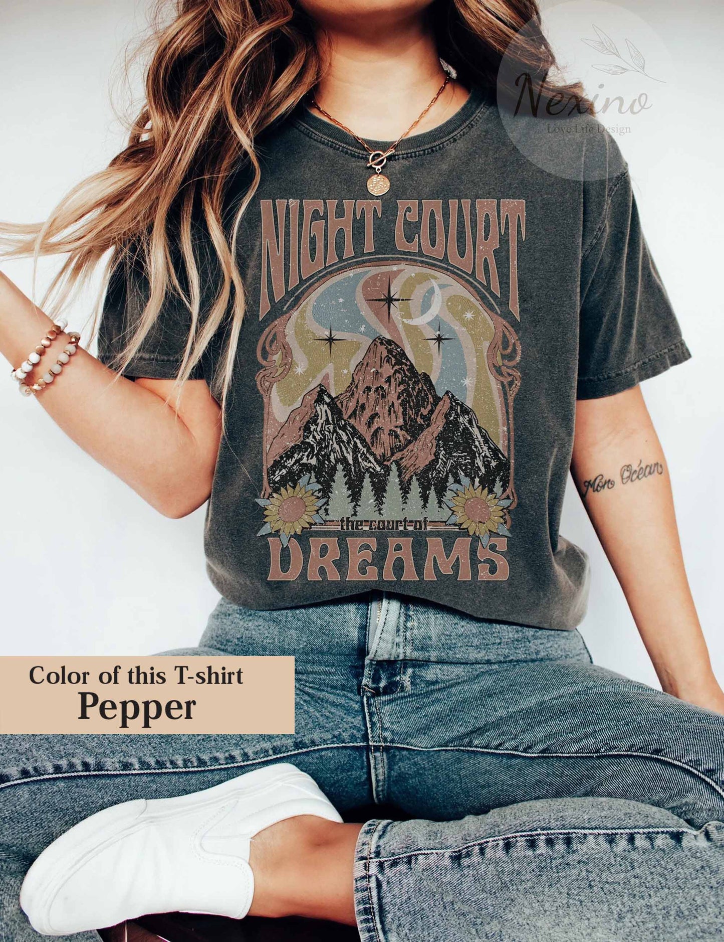 Night Court Velaris City Of Starlight Shirts, Retro Velaris Shirt, House Of Wind Book Clothing, Night Court Sarah J Mass