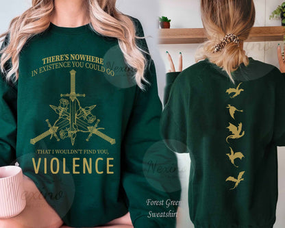 Fourth Wing Violet Sorrengail Shirt, Basgiath War College Merch, gift for book lovers, Fourth Wing, Quadrant Shirt, Bookish Sweatshirt