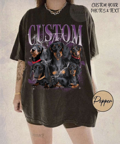 CUSTOM Bootleg Rap PET Shirt, Custom Pet, Custom Photo - Vintage Graphic 90s Tshirt, CUSTOM Your Own Bootleg Idea Here, Insert Your Design