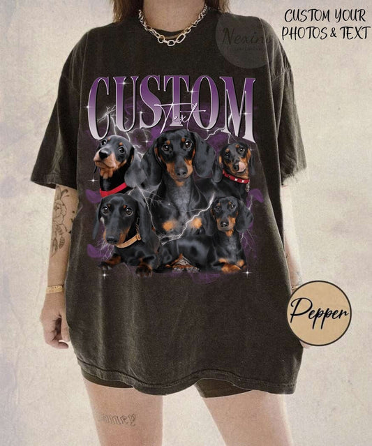 CUSTOM Bootleg Rap PET Shirt, Custom Pet, Custom Photo - Vintage Graphic 90s Tshirt, CUSTOM Your Own Bootleg Idea Here, Insert Your Design
