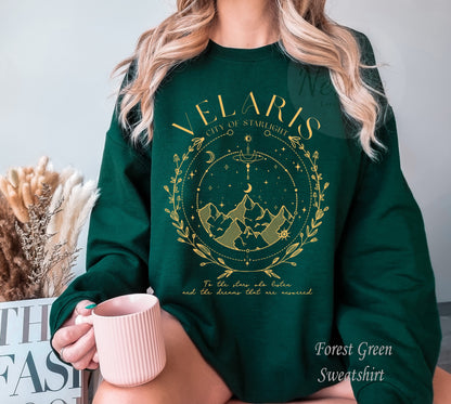 Velaris Sweatshirt, Velaris City Of Starlight Sweatshirt, The Night Court, SJM Merch Shirt, City of Starlight Sweater, ACOTAR Sweatshirt
